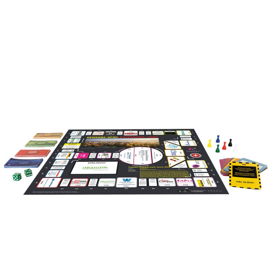 GEWERBE-SPIEL  Brettspiel RAPPERSWIL-JONA SG (Deutsch) 