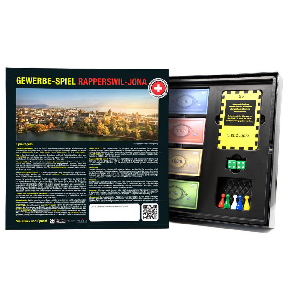 GEWERBE-SPIEL  Brettspiel RAPPERSWIL-JONA SG (Deutsch) 