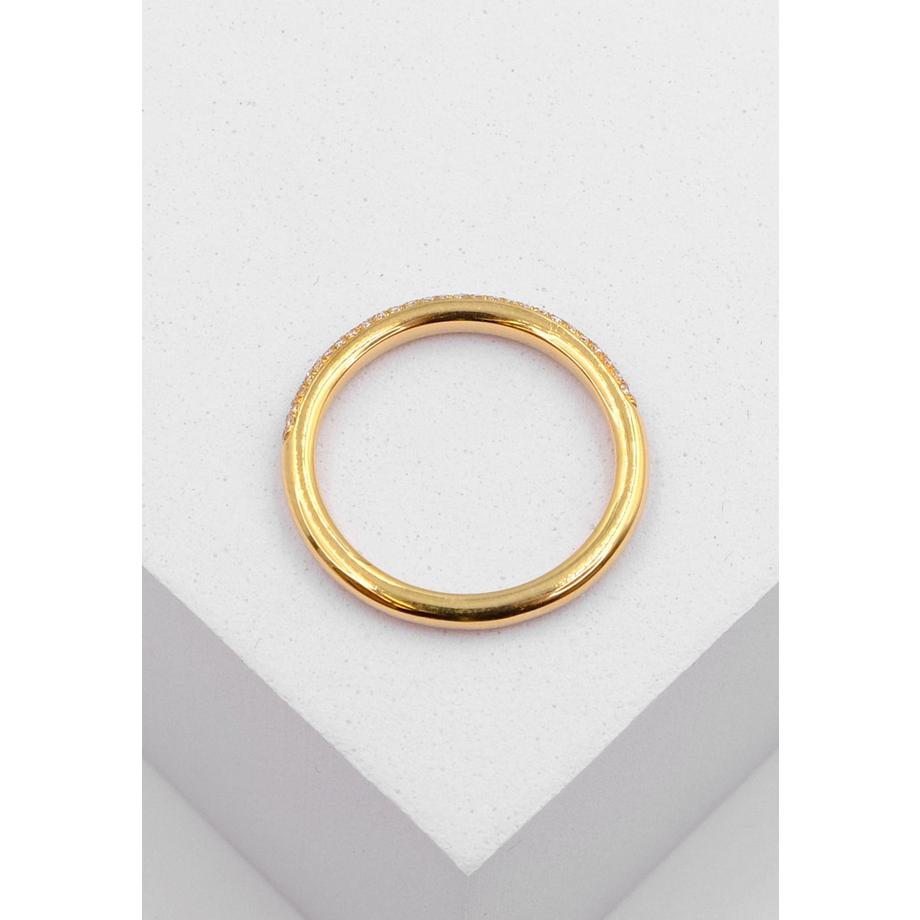 MUAU Schmuck  Bague diamant 0,25ct. or jaune 750 