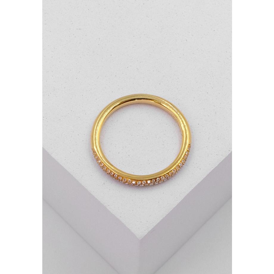 MUAU Schmuck  Bague diamant 0,25ct. or jaune 750 