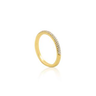 MUAU Schmuck  Ring Diamant 0.25ct. Gelbgold 750 