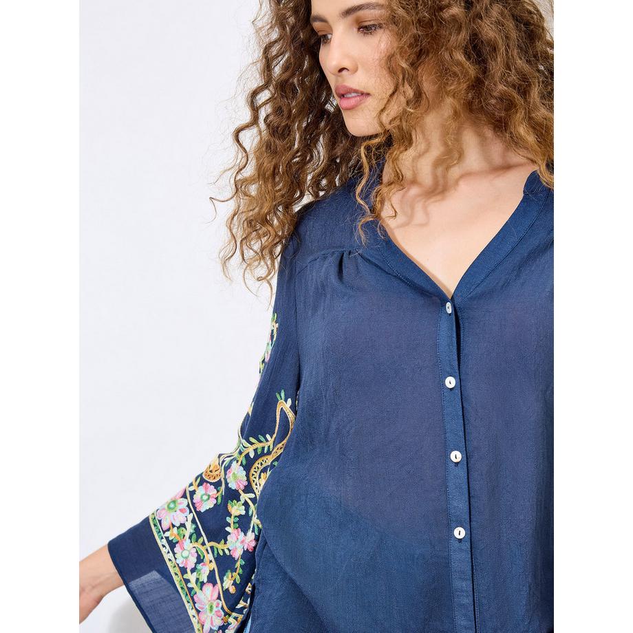 APRICOT Blouse Paisley Manches Cloche  