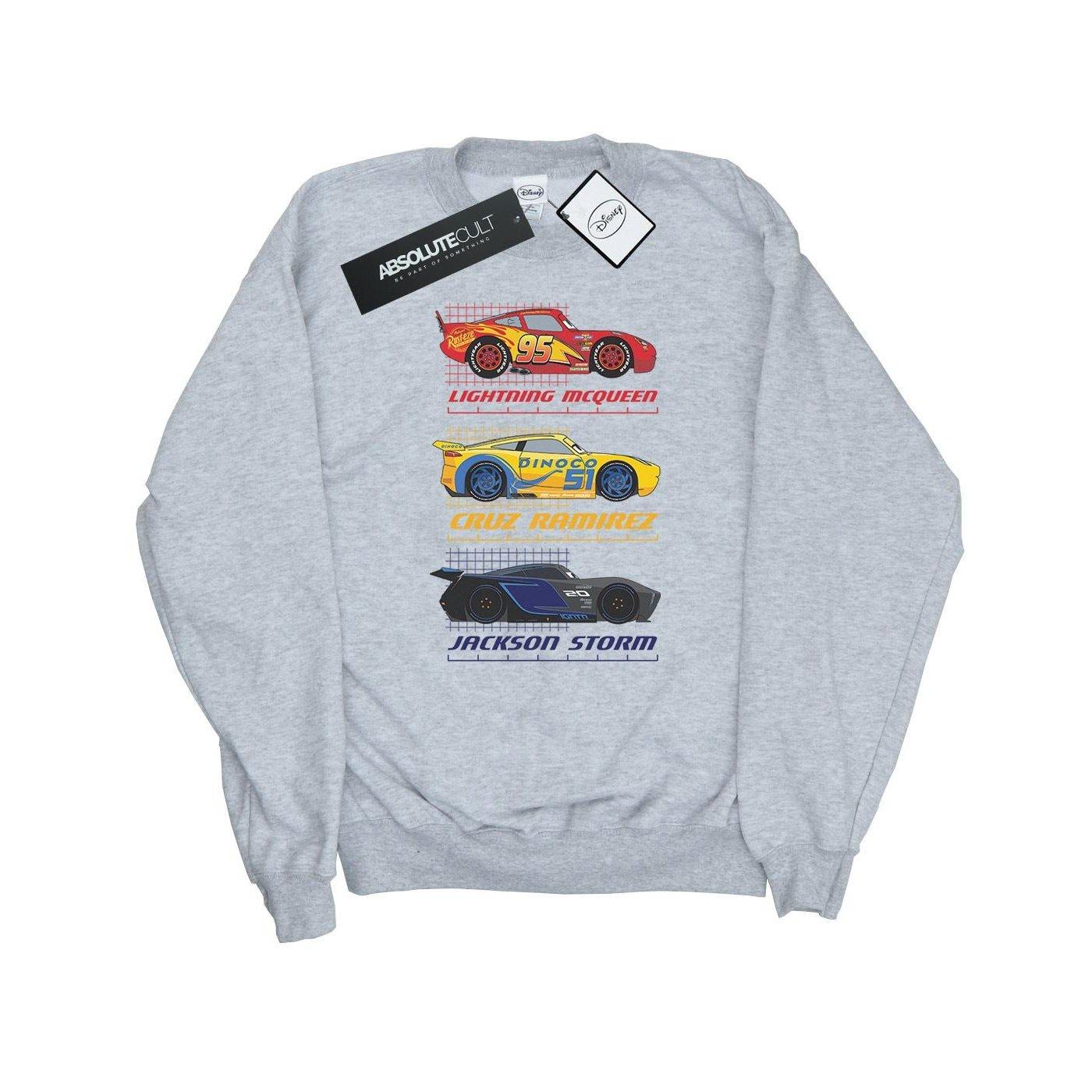 Image of Racer Profile Sweatshirt Herren Grau 3XL