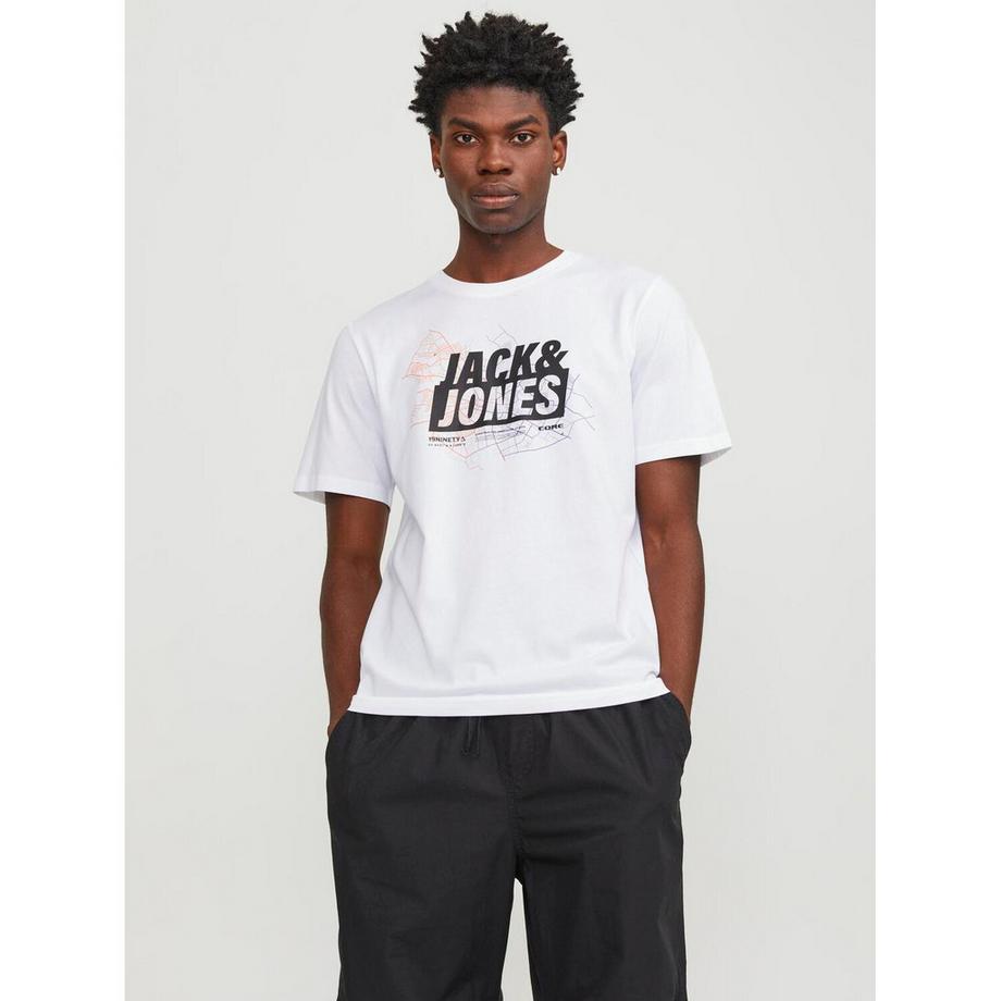 JACK & JONES Map Logo T-shirt  
