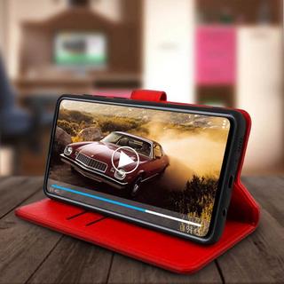 Avizar  Étui Folio Galaxy A71 Rouge 