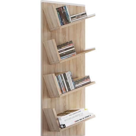 VCM Holz Wandregal Hängeregal Regal Bücherregal Wandboard Deko Board Lansi Mini  