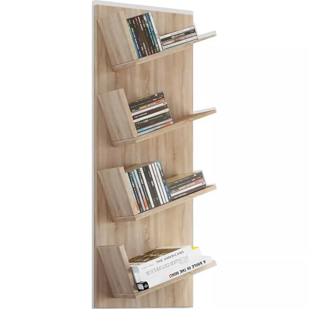 VCM Wandregal "Lansi 33 x 90 cm, Eiche"