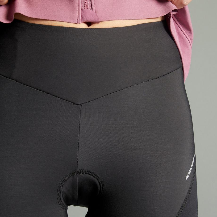 ROCKRIDER  Pantalone ciclismo donna lungo invernale poliammide 