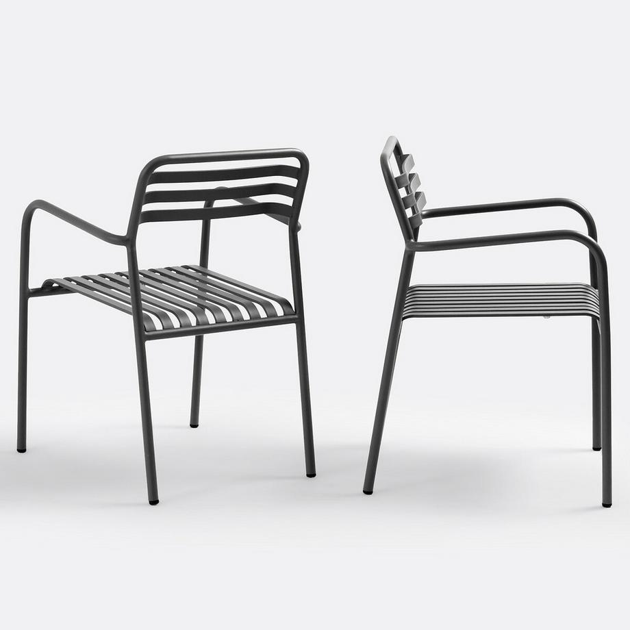 La Redoute Intérieurs Lot de 2 fauteuils de jardin  
