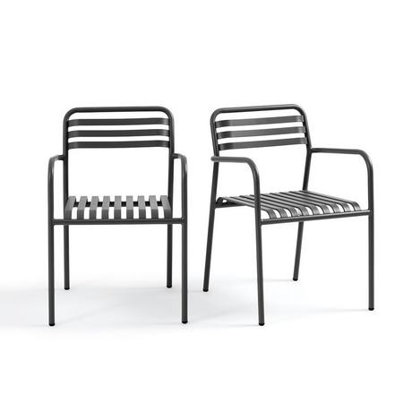 La Redoute Intérieurs 2er-Set Gartenstühle Manni  