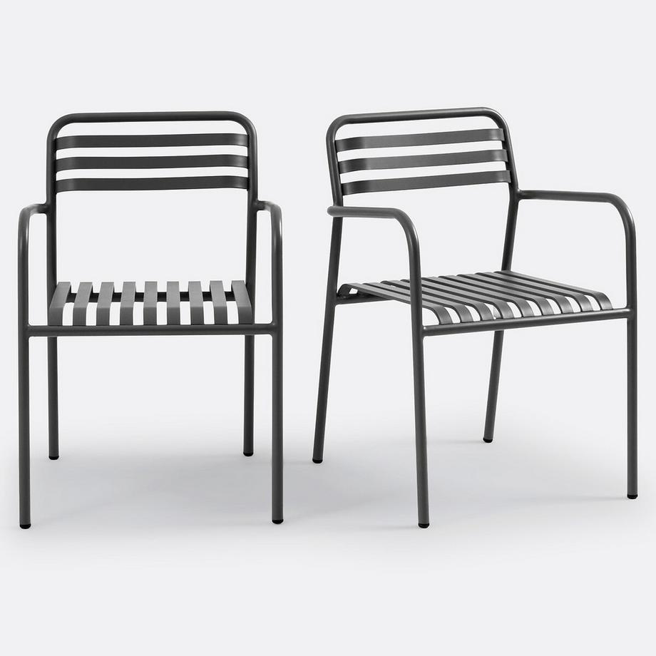 2er-Set Gartenstühle Manni