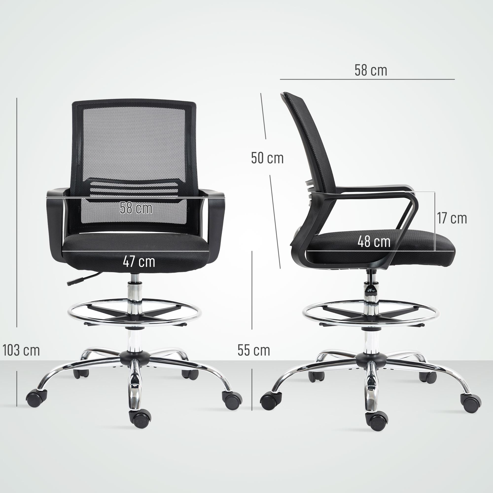 HOMCOM Chaise de bureau  