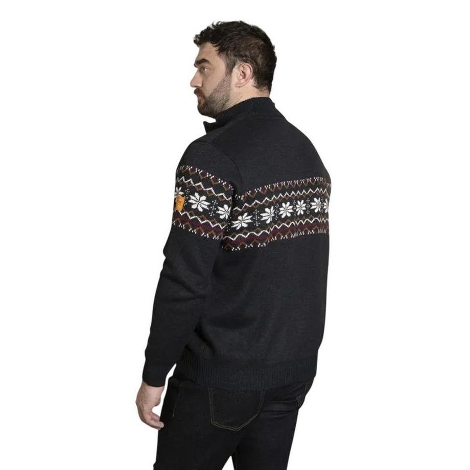 Duke  D555 Sweat À Col Montant Zippé Motiftyle Festif Edinson 