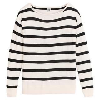 La Redoute Collections  Pull rayé col bateau 