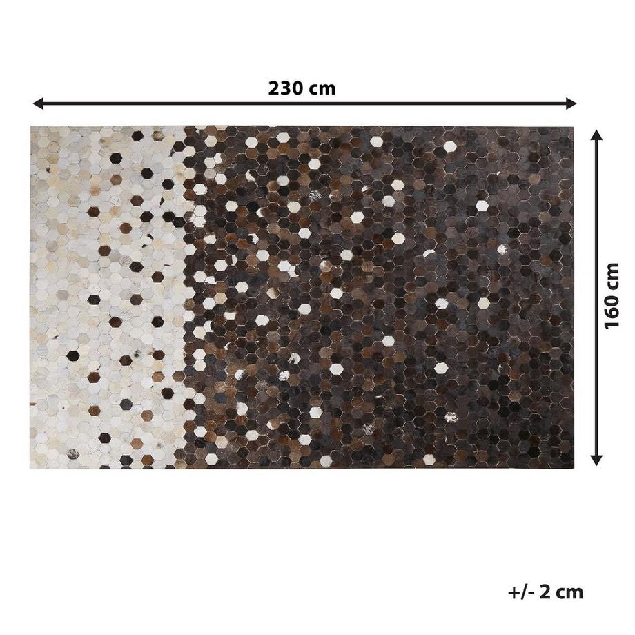 Beliani Tapis en Peau de vache  EYIM  