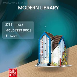 Mould King       Moderne Bibliothek     Kategorie:  Modulare Baureihe      Produktbeschreibung:   Originalprodukt von MOULDKING. Enthält eine ausführliche Montageanleitung.                                                                