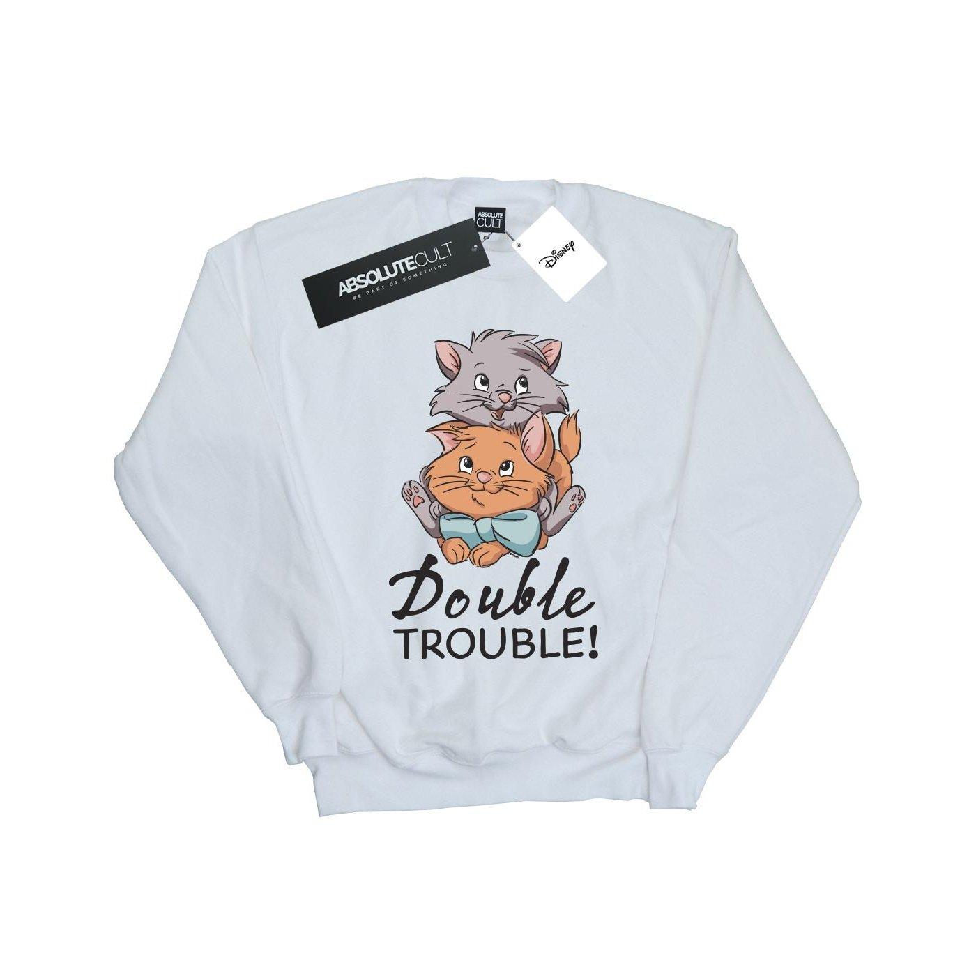 Image of The Aristocats Double Trouble Sweatshirt Unisex Weiss 152-158