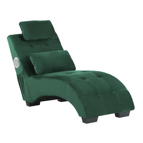 Beliani Chaise longue en Velours Moderne SIMORRE  