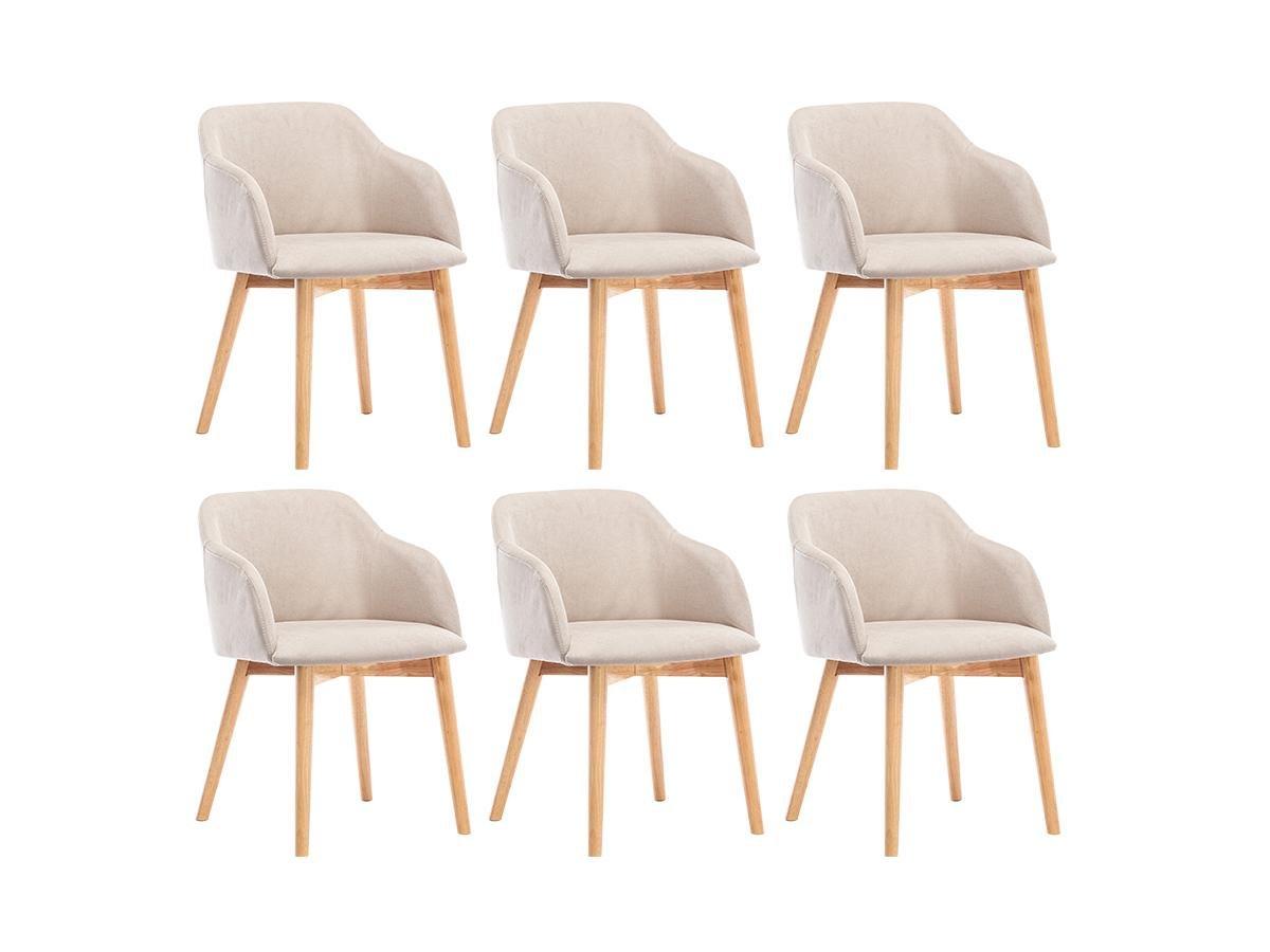 Image of Stühle 6erSet Stoff JELISA Stühle 6erSet Stoff JELISA