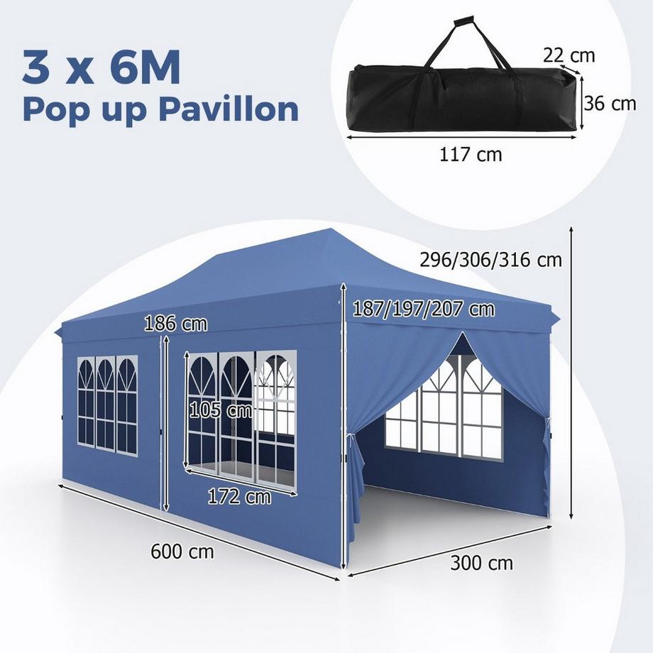 Northix Tenda a baldacchino pop-up  