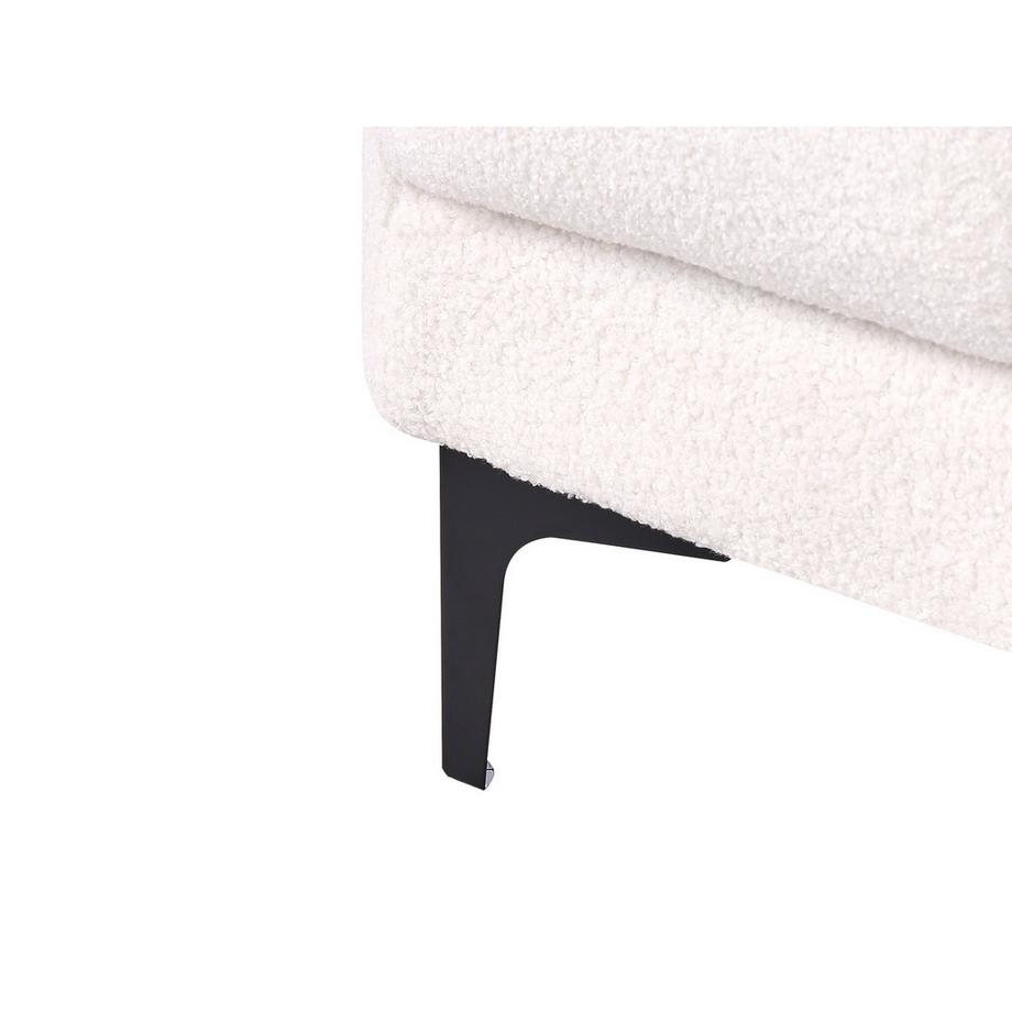 Beliani Ottoman en Bouclé Moderne ALNES  