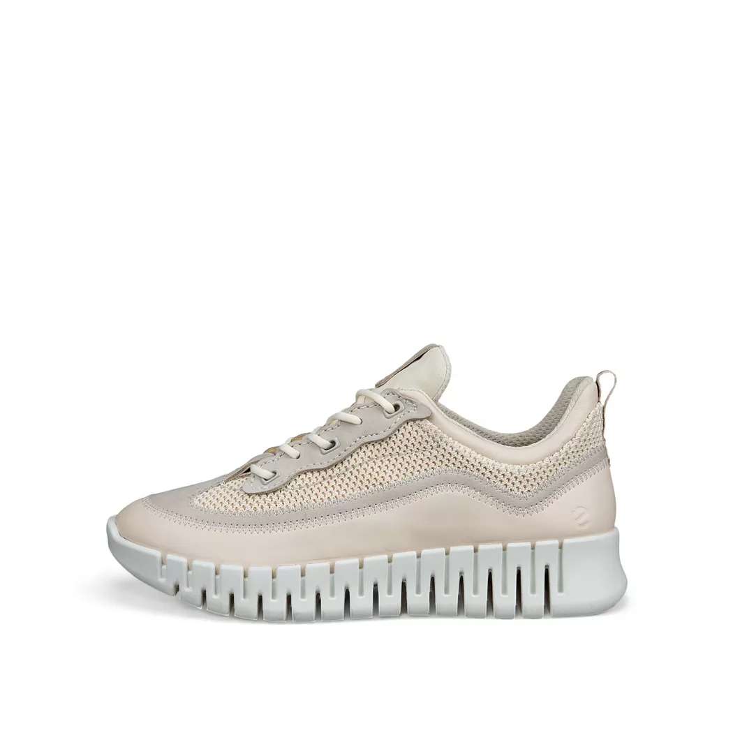 ecco - Sneakers gruuv, für Damen, Beige, Größe 39