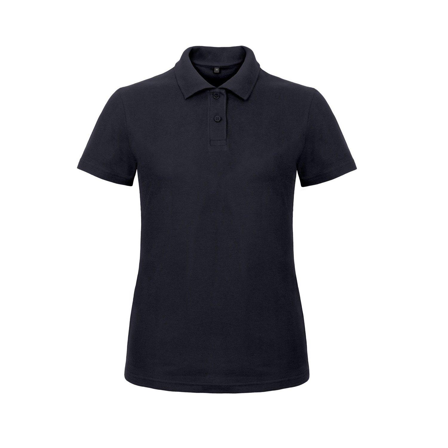 Image of B&c Id.001 Poloshirt Polohemd, Kurzarm Damen Marine XS