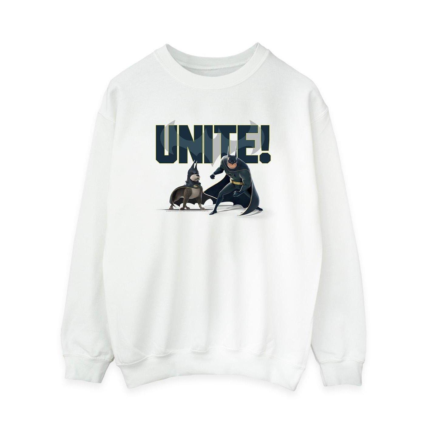 Image of Dc League Of Superpets Unite Pair Sweatshirt Damen Weiss L