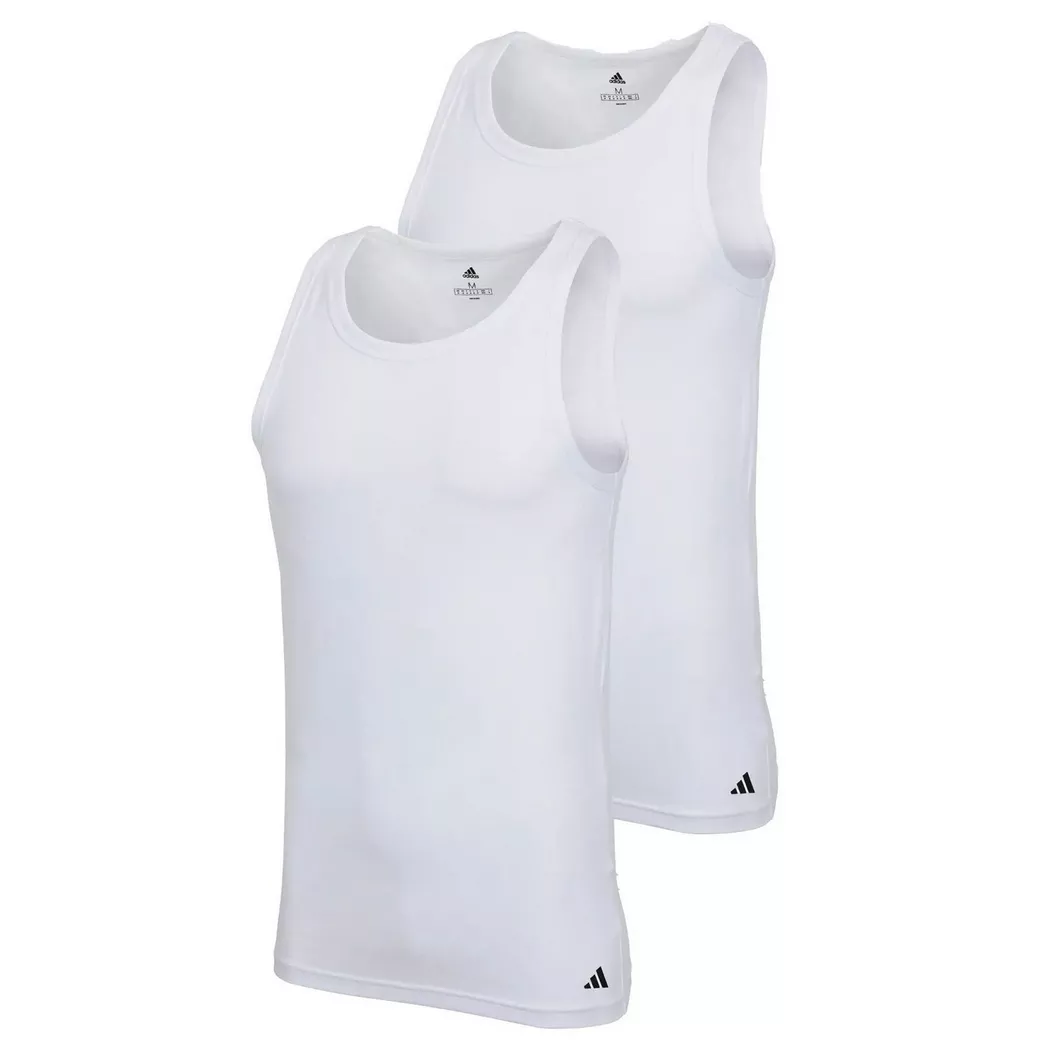 adidas  Tops / Sleeveless T-shirts ACTIVE FLEX COTTON Pack de 2