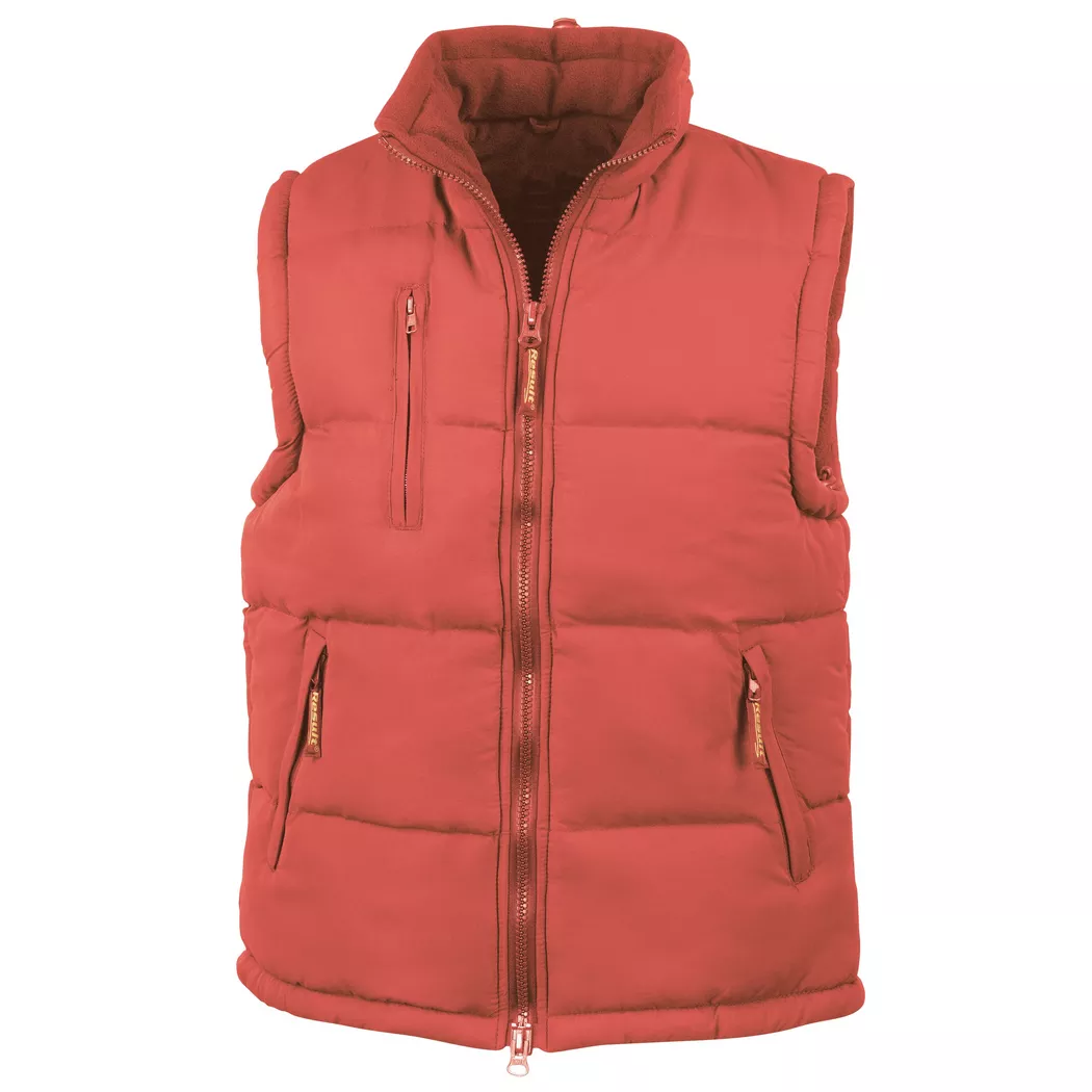 Result - Bodywarmer Steppweste, wasserabweisend, winddicht, für Herren, Rot Bunt, Größe XL