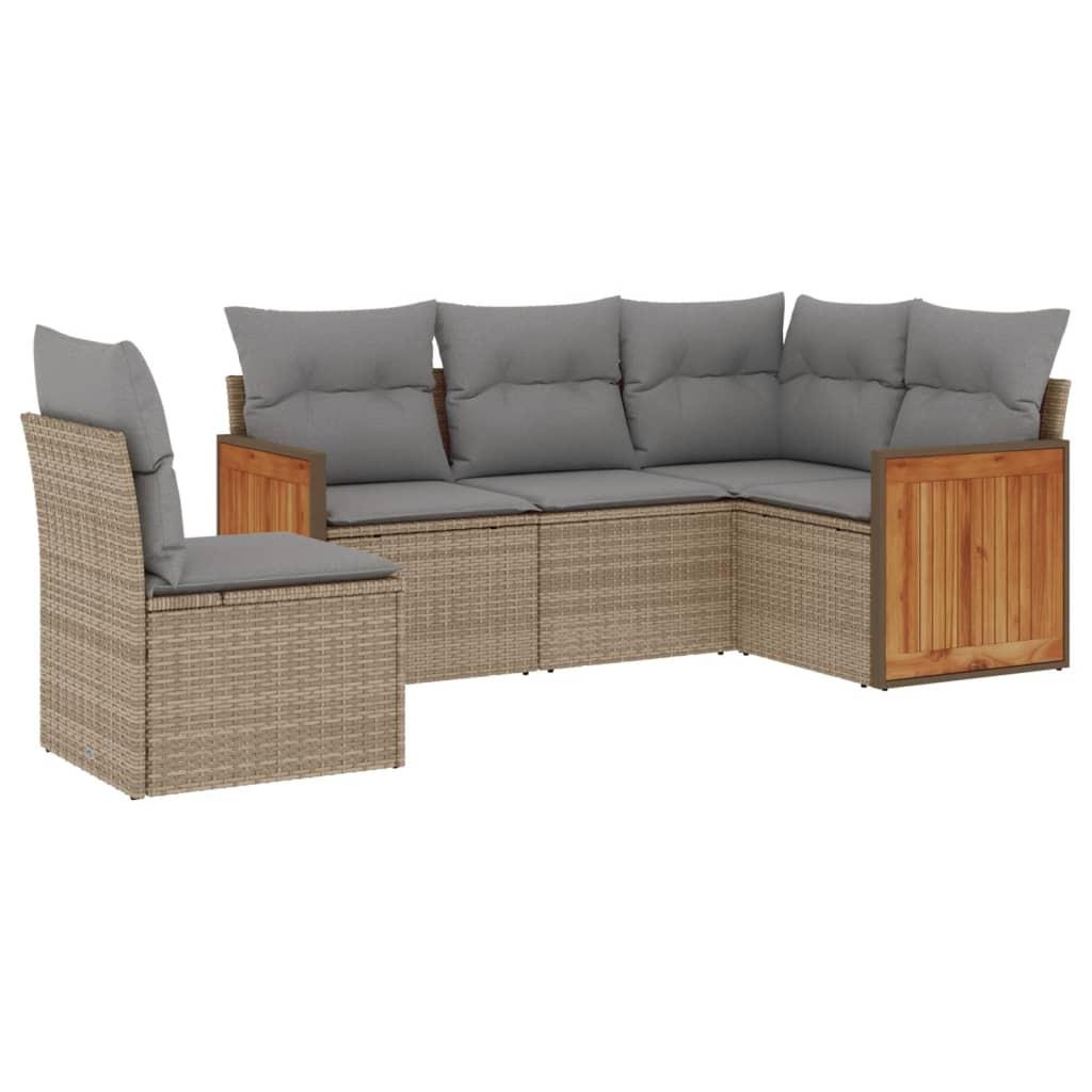 VidaXL Garten sofagarnitur poly-rattan  