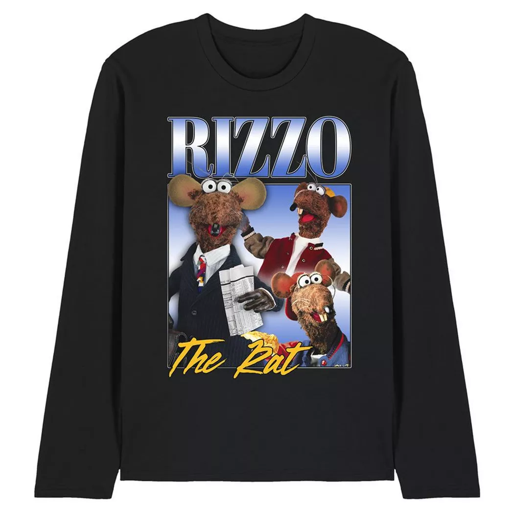 The Muppets - T-Shirt, Langärmlig, für Damen, Schwarz, Größe XXL