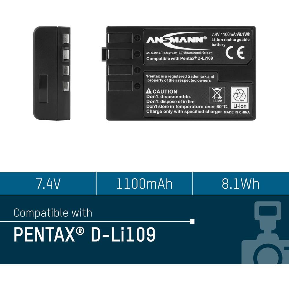 ANSMANN  Batterie pour appareil photo 