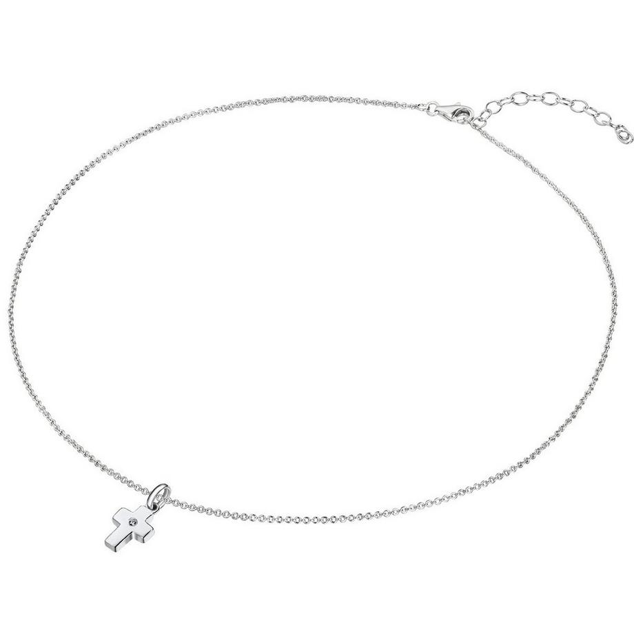 Lulu & Jane  Diamant-Kette Kreuz 