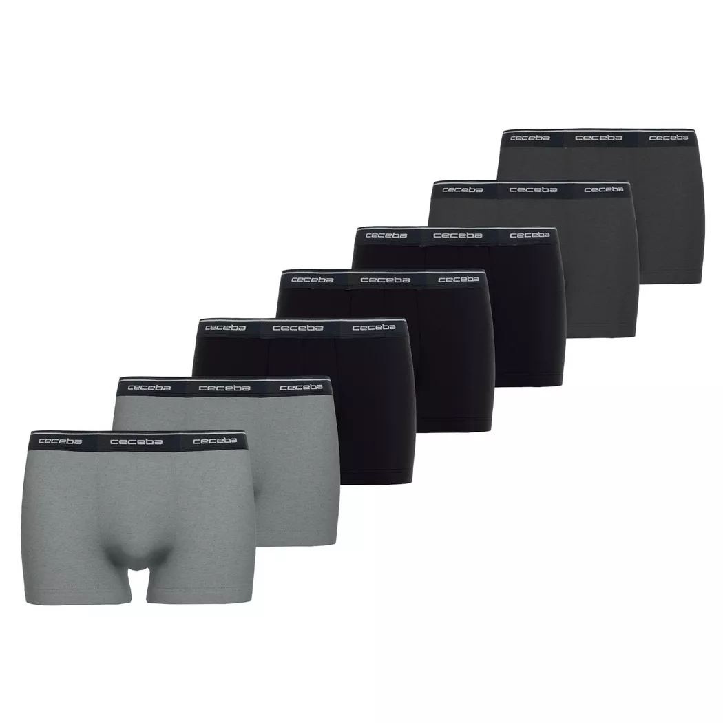 Ceceba - Boxershort  Figurbetont, für Damen, Platin grau, Größe 4XL