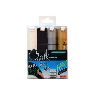 uni-ball UNI-BALL Chalk Marker 8mm PWE8K.4C-5 4 Farben 4 Stück  