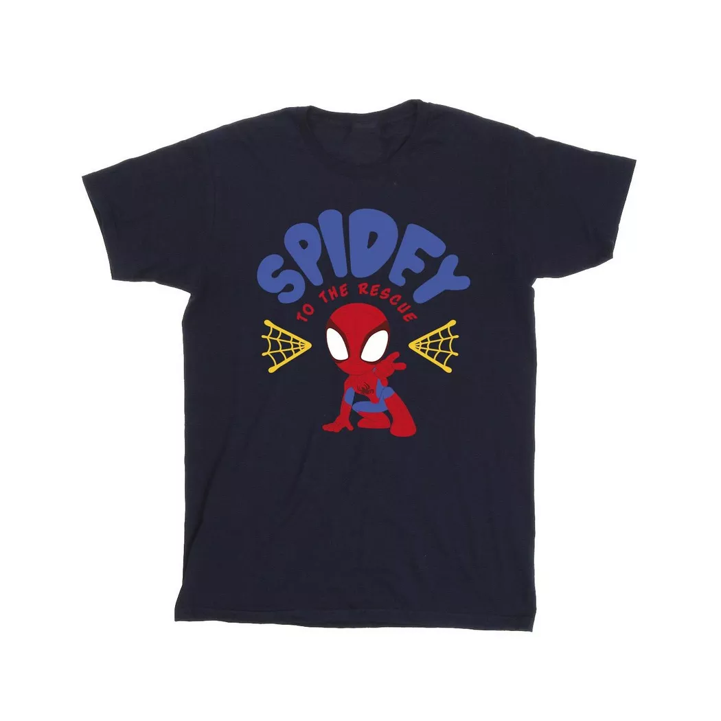 MARVEL - Spidey And His Amazing Friends Rescue T-Shirt, für Herren, Marine, Größe 4XL