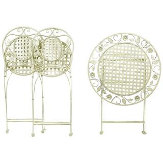 Beliani Ensemble pour bistro en Métal Rétro BIVIO  