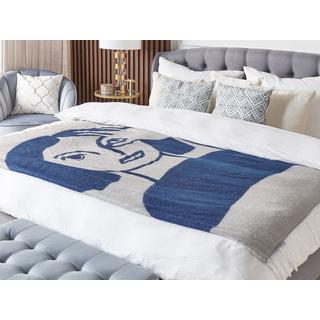 Beliani HALEDE Boho Coperta Acrilico  