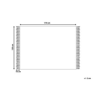 Beliani HALEDE Boho Coperta Acrilico  