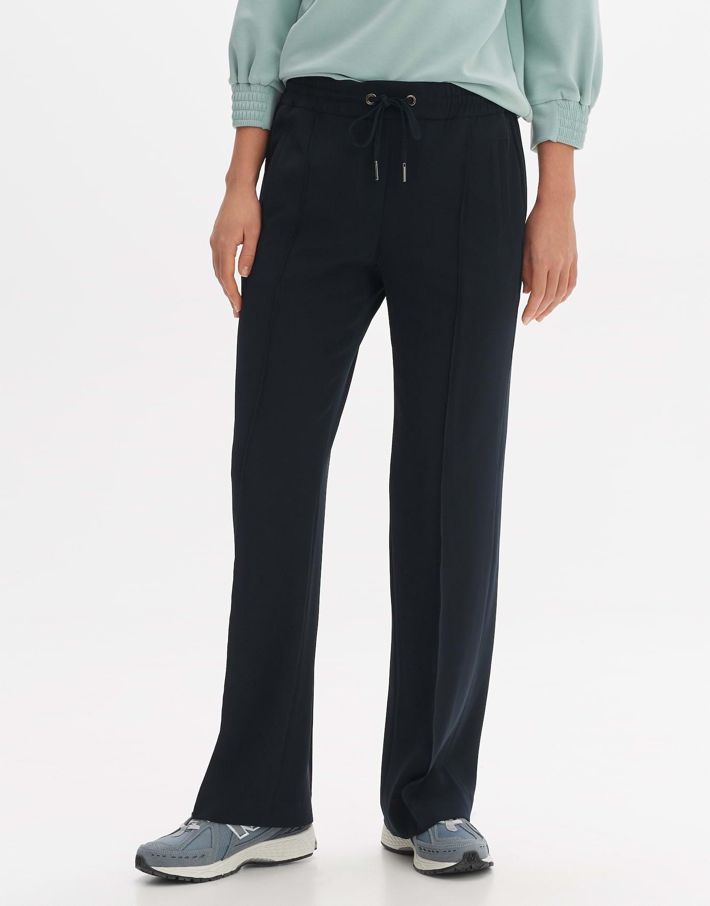 Image of Wide Leg Pants Melane Gerader Schnitt Damen Aquamarine 36