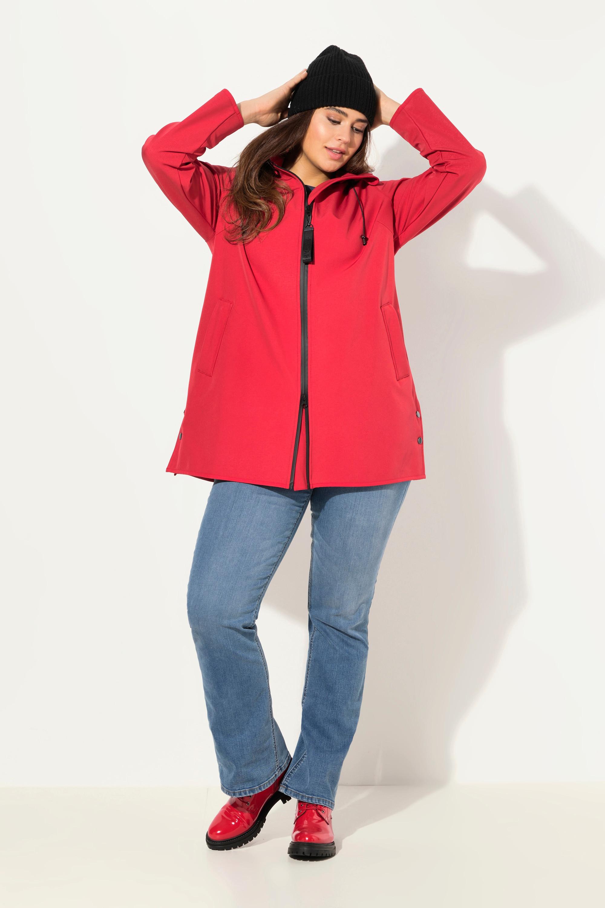 Ulla Popken  HYPRAR Softshelljacke, Fleecefutter, wasserabweisend 