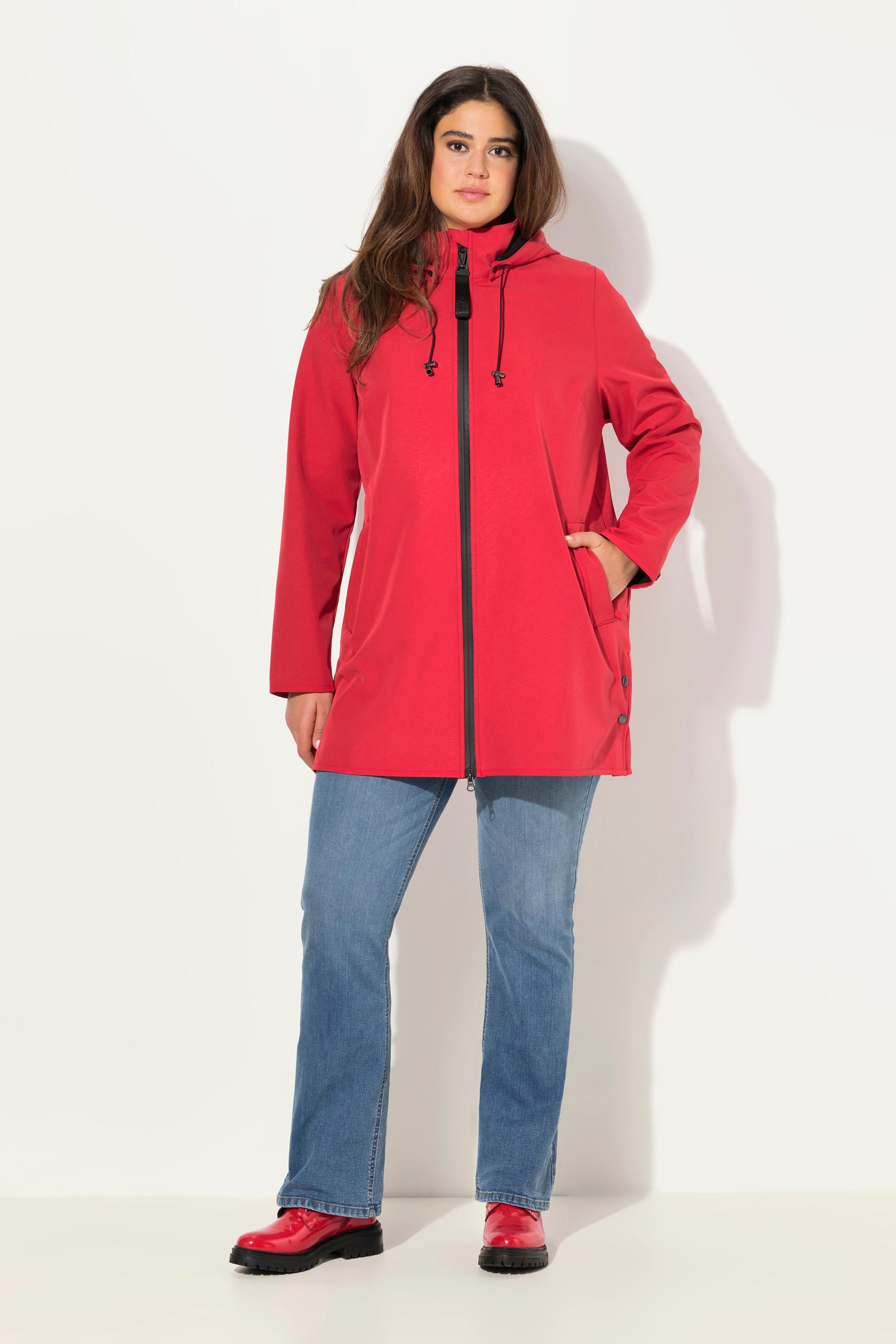 Ulla Popken  HYPRAR Softshelljacke, Fleecefutter, wasserabweisend 