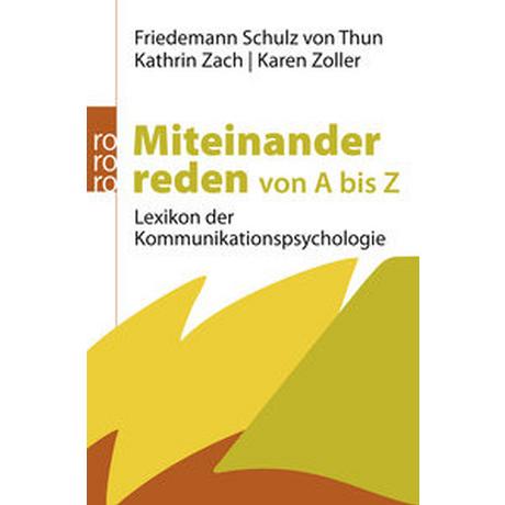 Miteinander reden von A bis Z Schulz von Thun, Friedemann; Zach, Kathrin; Zoller, Karen Libro in brossura 