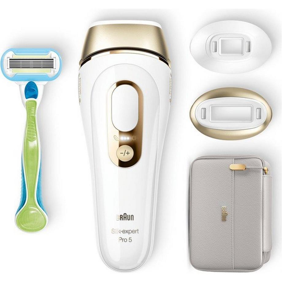 BRAUN IPL-Haarentferner PL5154, Gold/Grün/Weiss  