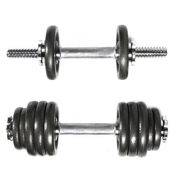 GladiatorFit  Hantelset "Loadable Dumbbell Set" 15kg GladiatorFit 