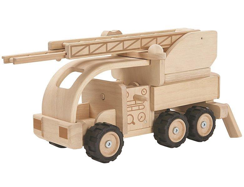 Plan Toys  PlanToys Jouets en bois Camion de pompiers 