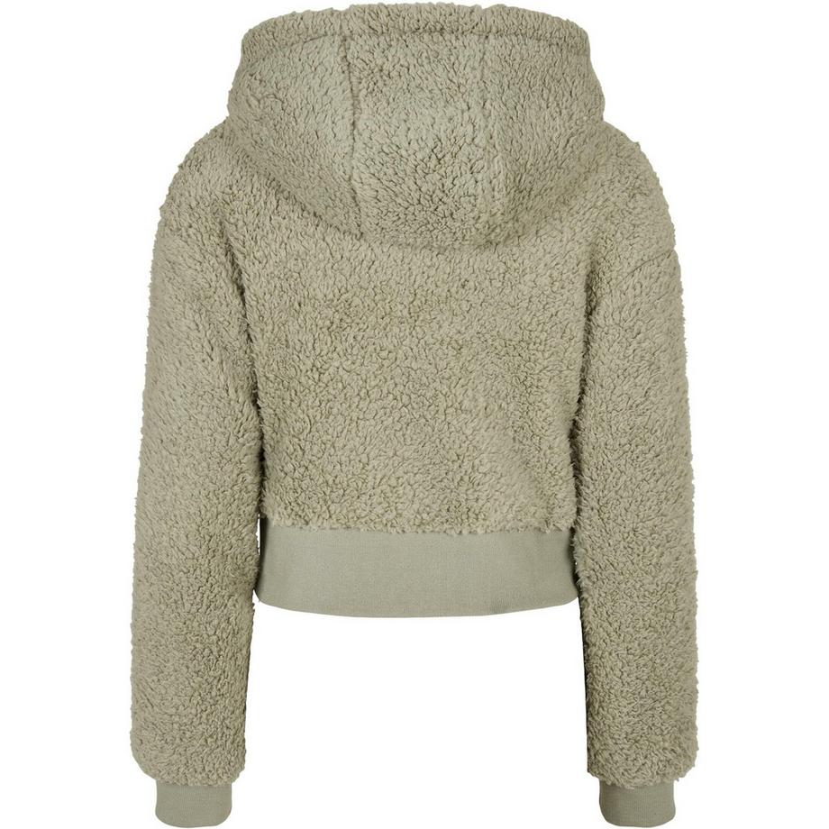 URBAN CLASSICS Oversized Sherpa Kurzes Fleece Hoodie  
