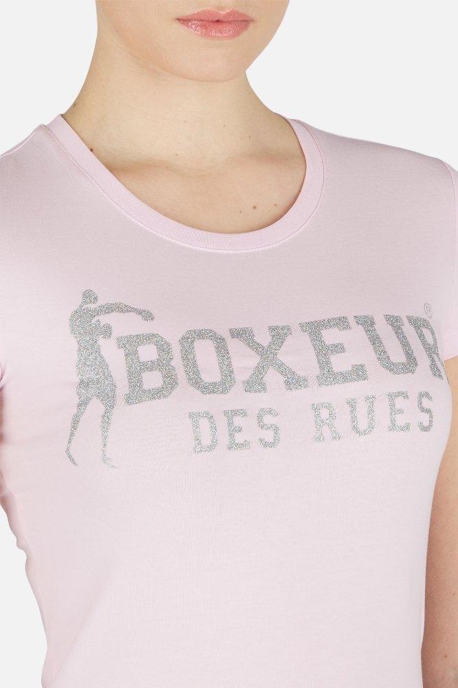 BOXEUR DES RUES  T-shirt avec logo sur le devant 