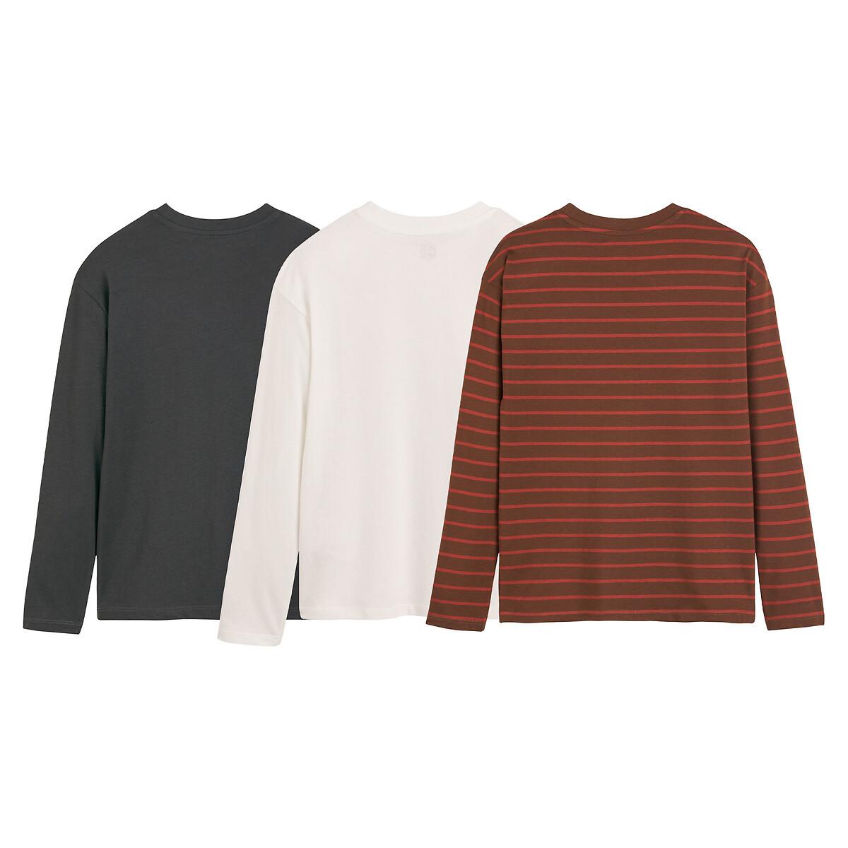 La Redoute Collections  3er-Pack Langarmshirts 